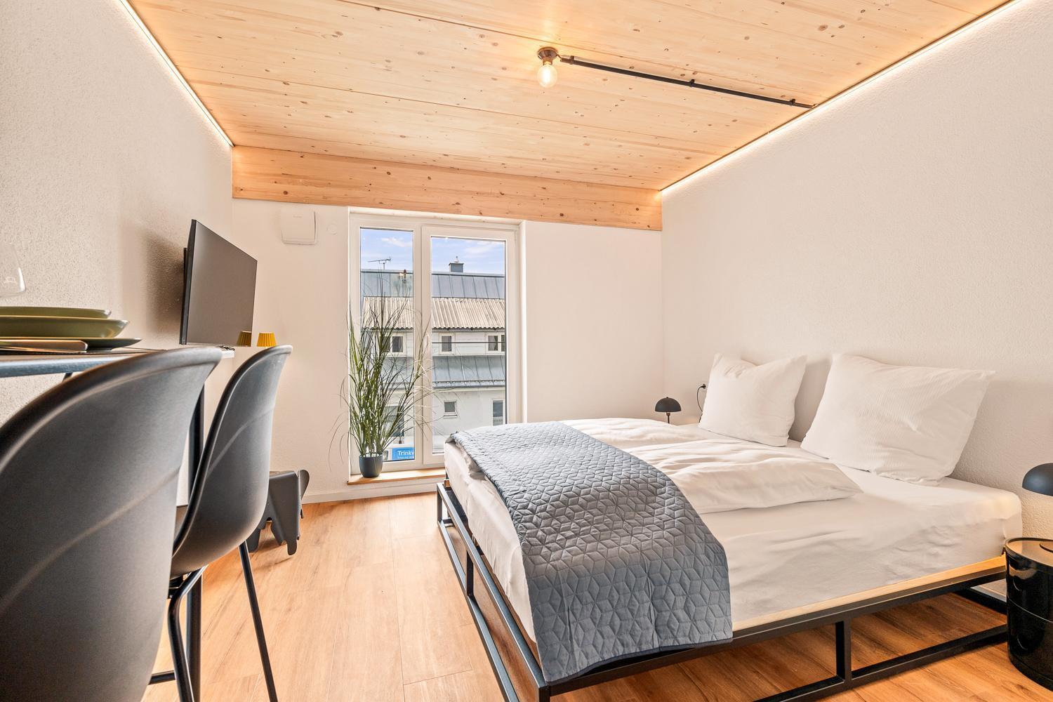 Einzimmer Wohlfuehlapartment Vier Klimatisiert FDH Exteriör bild